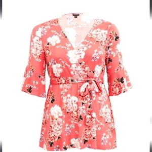 Torrid Babydoll tie shirt